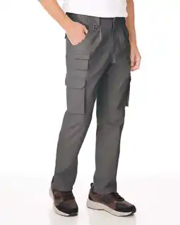Walmart Blair Mens Johnblairflex Relaxed-Fit Side-Elastic Cargo Pants offer