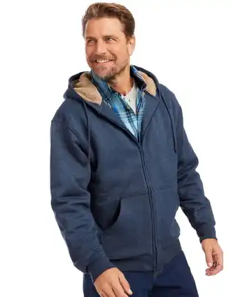Walmart Blair Mens John Blair Supreme Fleece Sherpa Lined Hoodie offer
