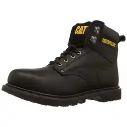 Walmart Caterpillar Men's 6 Second Shift Lace-Up Work Boot Round Toe Black 10 EE US offer