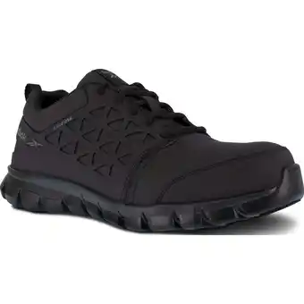 Walmart Reebok Sublite Cushion Work Men's Composite Toe Electrical Hazard Athletic Oxford Shoe offer