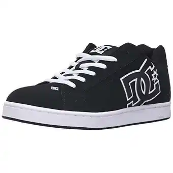 Walmart DC Men's Net Lace-Up Shoe BLACK/BLACK/WHITE offer