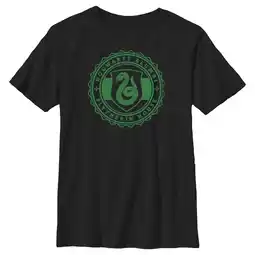 Walmart Boy's Harry Potter Hogwarts Alumni Slytherin House Graphic Tee Black Large offer