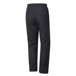Walmart unbranded Mens Winter Warm Thicken Pants Middle-aged Elastic Waist Casual Trousers Size XL (Black) offer
