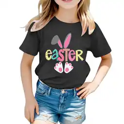 Walmart ZPWKLM Tees For Infnat Print Short Sleeve Loose Spring Holiday Clothing For Kids size 2-3T offer