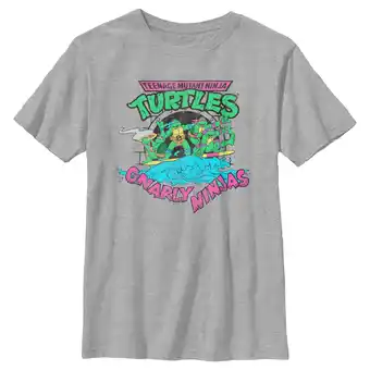 Walmart Boy's Teenage Mutant Ninja Turtles Distressed Gnarly Ninjas Graphic Tee Athletic Heather Medium offer