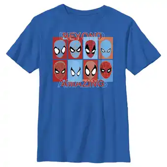 Walmart Boy's Marvel Spider-Man Beyond Amazing SPIDEY SQUARES BEYOND T-Shirt offer