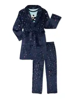 Walmart Wonder Nation Girls’ Pajama Sleep Set with Robe, 3-Piece, Sizes 4-18 & Plus offer