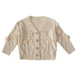 Walmart Chbgutlmr Infant Baby Girl Cardigan Long Sleeve Button Knitted Sweaters V Neck Cardigan Jackets offer