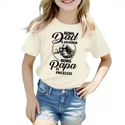 Walmart ZPWKLM Cute Shirt For Infnat Pattern Printed Short Sleeve Crewneck Clothes For Toddlers size 3-4T offer