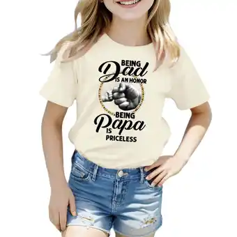 Walmart ZPWKLM Cute Shirt For Infnat Pattern Printed Short Sleeve Crewneck Clothes For Toddlers size 3-4T offer