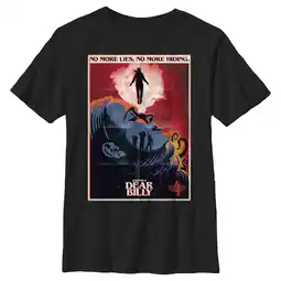 Walmart Boy's Stranger Things Retro Dear Billy Poster Graphic T-Shirt offer