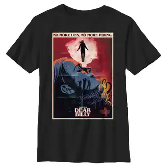 Walmart Boy's Stranger Things Retro Dear Billy Poster Graphic T-Shirt offer