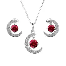 Walmart Cate & Chloe Luna January Birthstone 18k White Gold Plated Women jewelry Set, Swarovski Crystals offer