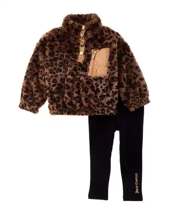 Walmart Juicy Couture girls 2pc Sherpa Pullover & Legging Set, 6X offer