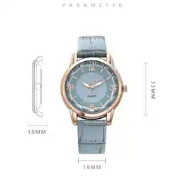 Walmart AzureAllure: Exquisite Women's Mechanical Watch - Where Style Meets Precision offer