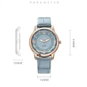 Walmart AzureAllure: Exquisite Women's Mechanical Watch - Where Style Meets Precision offer