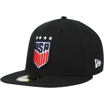 Walmart Men's New Era Black USWNT Team Basic 59FIFTY Fitted Hat offer