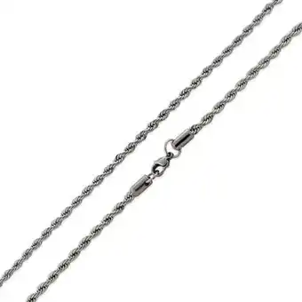Walmart SilverCloseOut Stainless Steel Unisex Thick Rope Chain Necklace 4.0MM ( 16 inch) offer