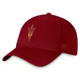 Walmart Men's-Top of the World Maroon Arizona State Sun Devils Victory Trainer Adjustable Hat offer