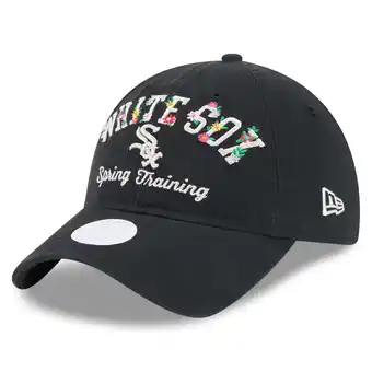 Walmart Women's New Era Black Chicago White Sox 2025 Spring Training Floral 9TWENTY Adjustable Hat offer