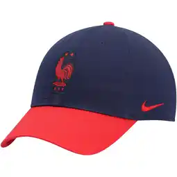 Walmart Men's Nike Navy/Red France National Team Campus Adjustable Hat offer