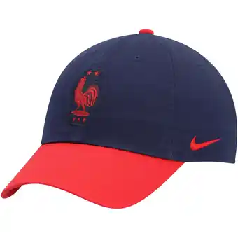 Walmart Men's Nike Navy/Red France National Team Campus Adjustable Hat offer