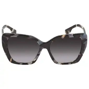 Walmart Burberry Tamsin Grey Gradient Butterfly Ladies Sunglasses BE4366 39838G 55 offer
