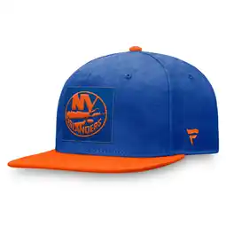 Walmart Men's Fanatics Royal/Orange New York Islanders Authentic Pro Rink Snapback Hat offer