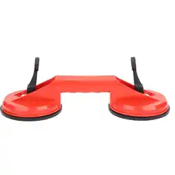 Walmart Trosgynnu Double Suction Cup Red Plastic DoubleHead Glass Puller Tile Floor Extractor 11.5cm Reiche offer