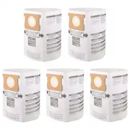 Walmart Raindrops 5 Pcs Cleaner Bags Dust Vacuum Filter Vacum Garbage for Travel offer