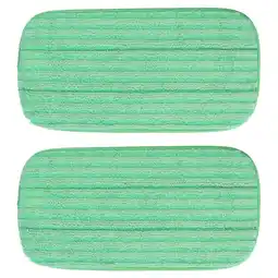 Walmart 2PCS Reusable Mop Pads for Efficient Cleaning Microfiber Wet/Dry Mop Cloths offer