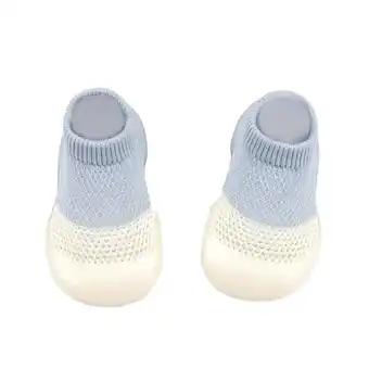 Walmart Boys Shoes Colors Indoor First Mixed Mesh Elastic Sneakers For Girls Blue 6 Months-12 Months offer