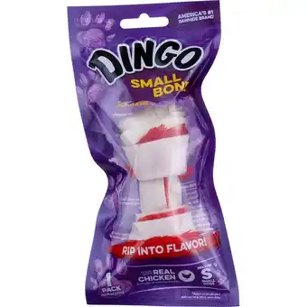Walmart 3 Pack - Dingo Brand Rawhide Chewbone, White, Small 1 ea offer
