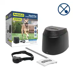 Walmart PetSafe Stay & Play Compact Wireless Fence for Dogs, Covers 3/4-Acre, Portable, Black offer
