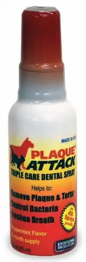 Walmart Plaque Attack Pet Dental Spray, naturally help all pets teeth and breath offer