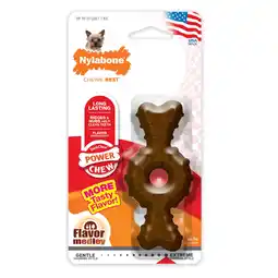 Walmart Nylabone Power Chew Ring Bone Dog Chew Toy Flavor Medley X-Small/Petite - Up to 15 lbs. (1 Count) offer