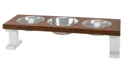 Walmart Bearwood Essentials Elevate Your Pet's Dining Experience with Farmhouse-Style Elevated Dog Feeder offer