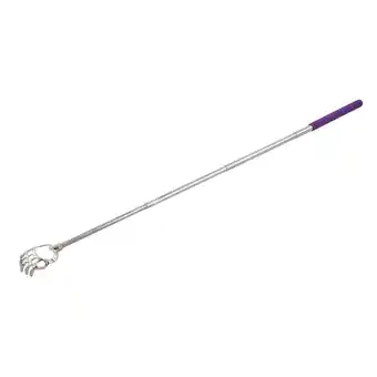 Walmart Home Bear Claw Shaped Telescopic Back Scratcher Purple Silver Tone 58cm Long offer