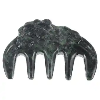 Walmart Natural Tibetan Medicine King Jade Comb Hair Scalp Massager Acupoint Tool Guasha offer