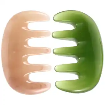 Walmart Qusenong 2pcs Wide Tooth Comb Scalp Caring Comb Massager Comb Acupoint Massage Tool offer
