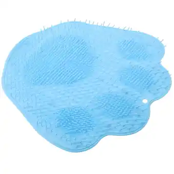 Walmart Sky-blue Non-slip Mat with Suction Cups for Home Use Shower Foot Massager 1 Piece offer