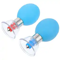 Walmart MLINS 2 Pcs Cupping Therapy Facial Simple Cupping Device 7X3.5cm Blue offer