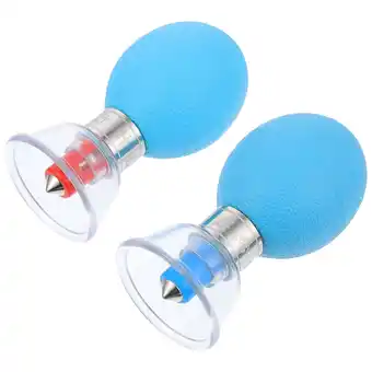 Walmart MLINS 2 Pcs Cupping Therapy Facial Simple Cupping Device 7X3.5cm Blue offer