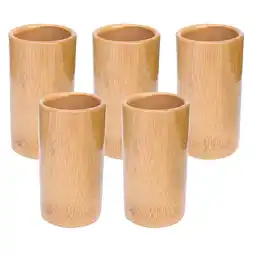 Walmart 5Pcs Reusable Bamboo Cupping Cups Traditional Cupping Jars offer