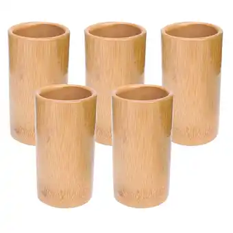 Walmart 5Pcs Reusable Bamboo Cupping Cups Traditional Cupping Jars offer