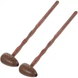 Walmart Dalidasy 2pcs Solid Wood Massage Hammers Body Massaging Hammer for Massage (Coffee) offer