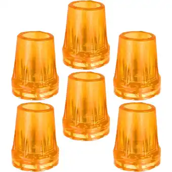 Walmart unbranded 6 Pcs Hiking Pole Tips Non-slip Crutches Climbing Accessories offer