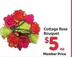 Safeway Cottage Rose Bouquet offer