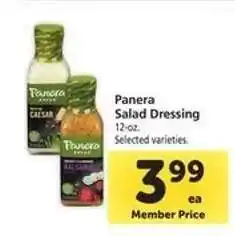 Safeway Panera Salad Dressing offer