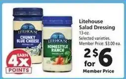 Safeway Litehouse Salad Dressing offer
